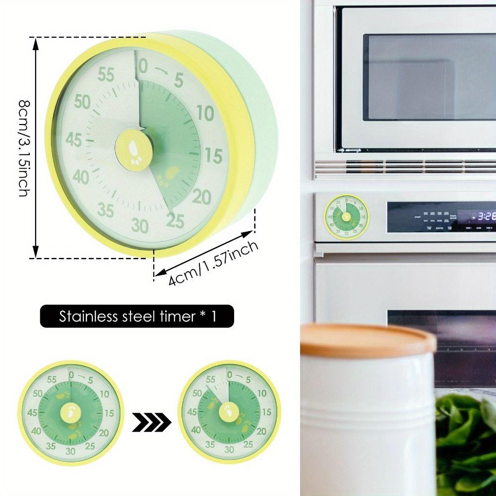 Digital Display Multi-functional Timer 60 Minute Visual Timer  Kitchen Cooking