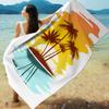 Oversized Microfiber Beach Towel Quick Dry Lightweight Soft Pool Towel for Adults, Colorful Palm Tree Print Towel for Travel