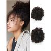 Synthetic Afro Puff Ponytail Kinky Curly Hair Bun Piece with Clips In Updo Extensions for Black Women