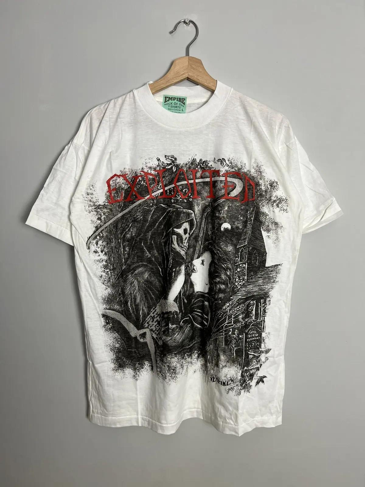 Vintage 90’s The Exploited Punk Band Tshirt Hype Unisex T-Shirt M