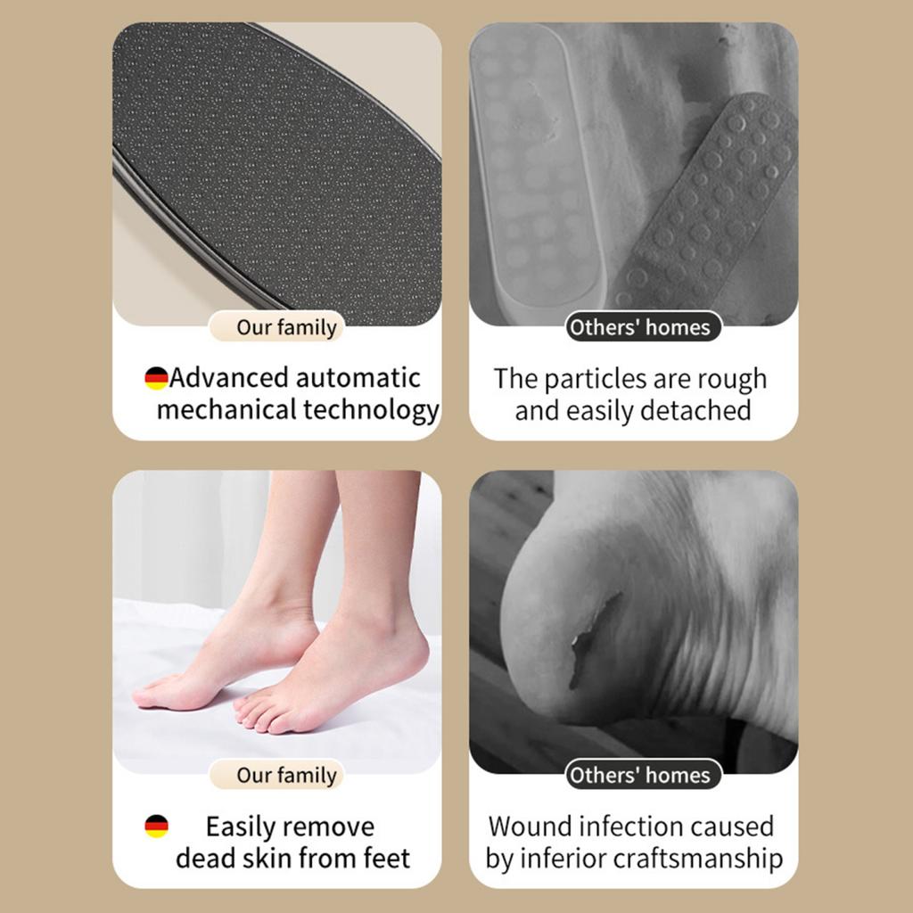 Pilnik do stóp Veins Grain Szlifierka do stóp ze szkłem nano Ergonomiczny uchwyt Skrobak do stóp do łatwego usuwania modzeli Usuwacz twardej skóry i martwego naskórka