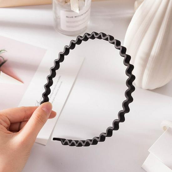 Matte Wave Unisex Headband for Long Hair & Makeup