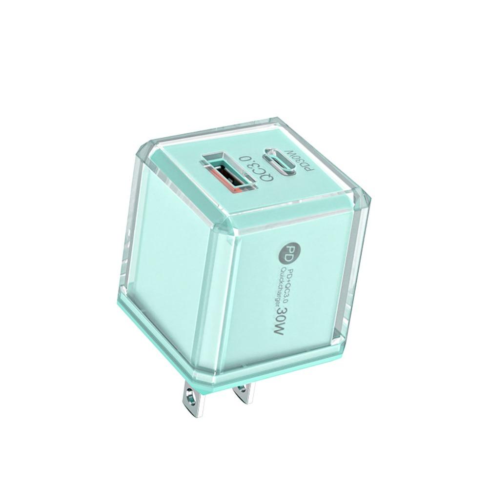Universal Multi Ports PD30W Charger Plug USB A+C EU/US Phone Charger Adapter Fast Charging PD QC3.0 Quick Charge Adapter