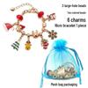 Pandora Crystal Beaded Bracelet - Large Hole Christmas Jewelry DIY Gift