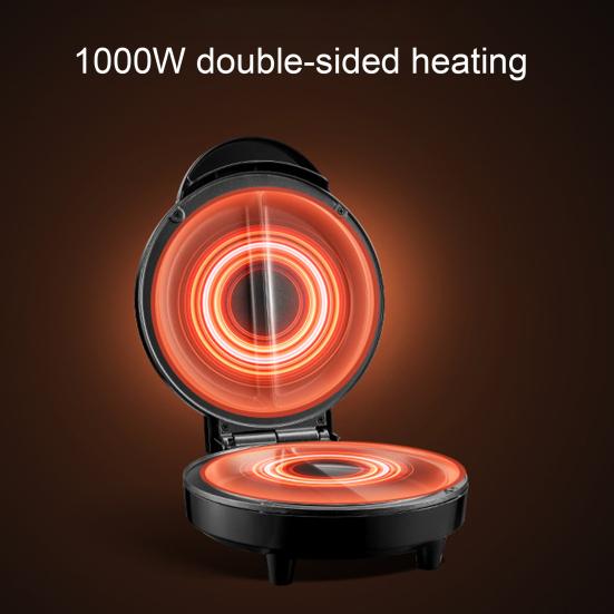 Dvouzónový elektrický výrobník omelet 1000 W Rychlé nahřívání Vařič vajec Nepřilnavá dvojitá pánev na omelety pro sendviče, palačinky, frittaty, lívance
