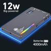 T12 Pro RGB Video Light12W Portable LED Camera Light with 25008000K 4000mAh Rechargeable Battery 21 Effects CRI 96+ for Studio