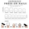 Wine Reds Press On Nail Square Fake Nail Glossy Stick On Nail Full Cover False Nails Acrylic Stick On Nails for Womens