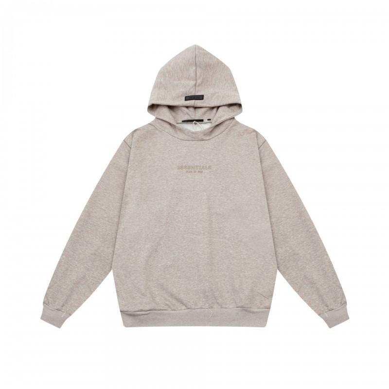 Unisex FOG Icon Double-Line Hoodie Cotton Warm Fleece Lined Crewneck Sweatshirt Winter Streetwear
