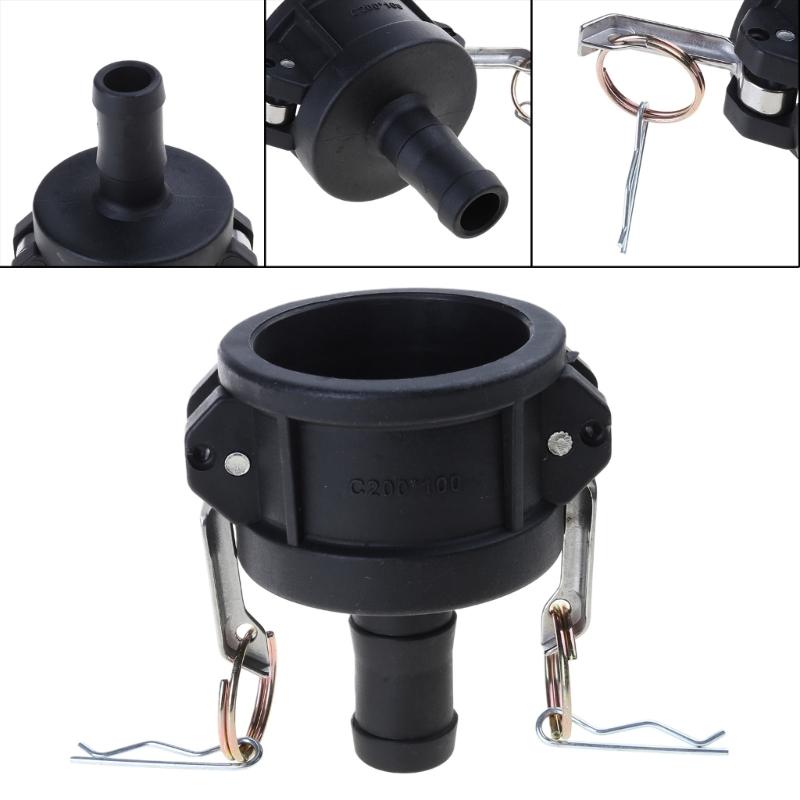 Water Tank Adapter Valves Connectors 2Inch  Fitting To 1Inch Garden Hose Leakproof Drain Adapter Enduring