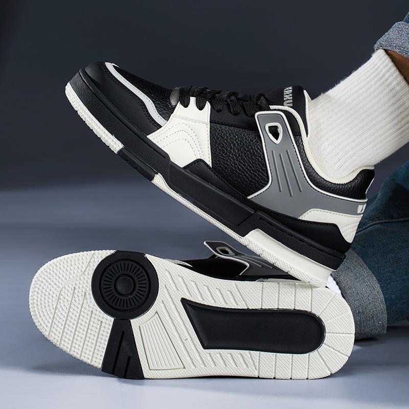 Lightweight thick-soled non-slip and wear-resistant niche original low-top casual skateboard shoes