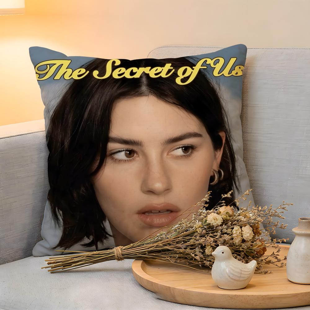 Cushion Cover Linen SkinFriendly Soft Decorative Case For Sofa Home Decor Singer GGracie Abrams Pillow Cover