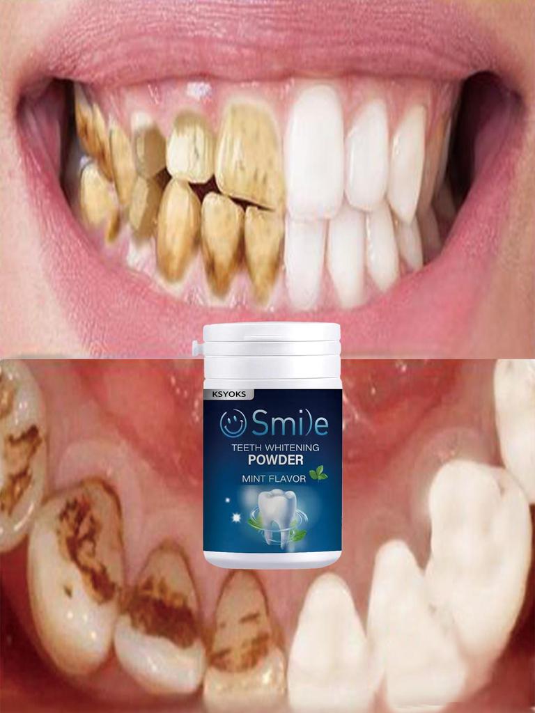 Tooth Powder Gently Cleanses Stains and Food Residues On the Surface of Teeth, Helping To Maintain Long-term Oral Cleanliness and Fresh Breath