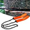 11-33 Teeth Survival Chain Saw With Pouch Pocket Manual Saw Multi Function Saw  Emergency Tool