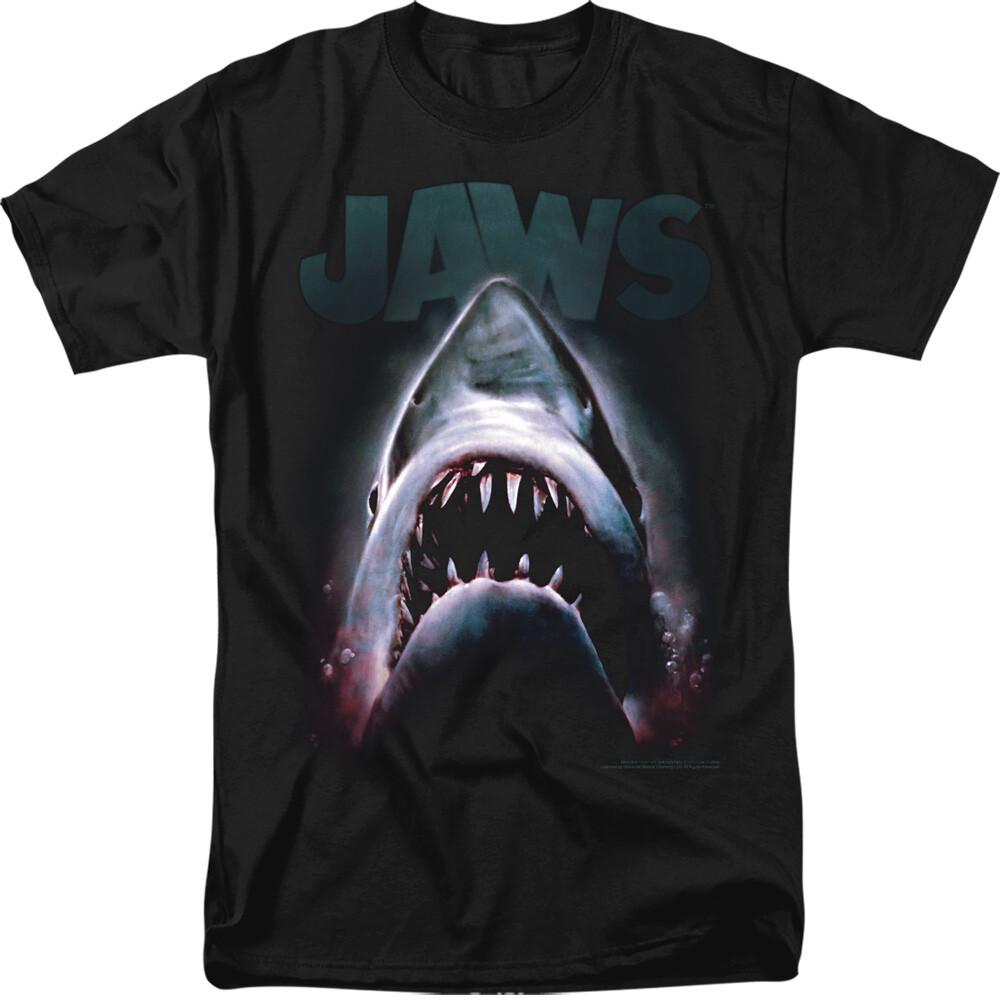 Jaws Terror in the Deep Men’s T-Shirt S-5XL Officially Licensed Movie Shark Tee S