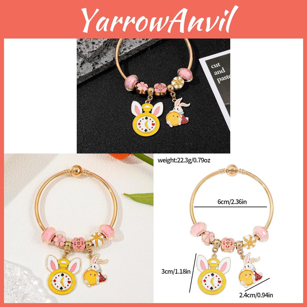 Alice In Wonderland Kids Jewelry With Cartoon Character Pendant For Holiday Present