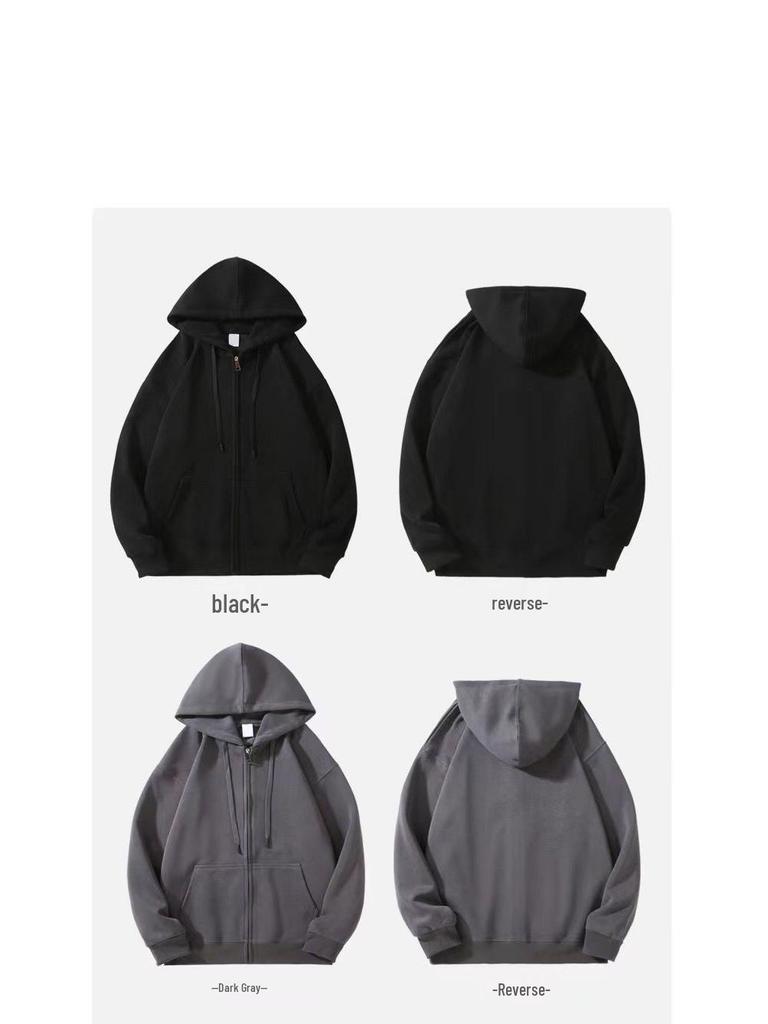 Unisex Cardigan Hoodie - Versatile Autumn Casual Jacket for Men and Women