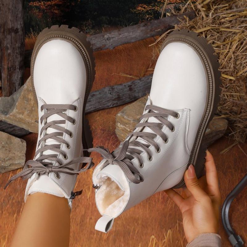 

Large size fashion snow boots women s autumn and winter new velvet thickened warm cotton shoes women 42