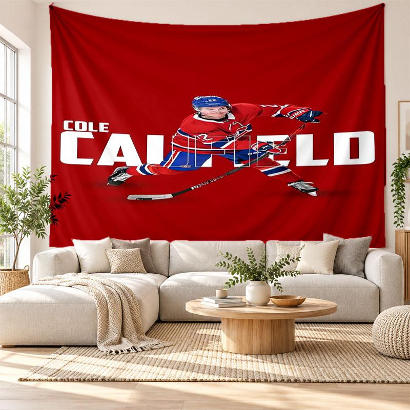 Montreal Canadiens Wall Tapestry, Soft Fabric Wall Hanging, Decorative Backdrop For Bedroom Home Wall Art