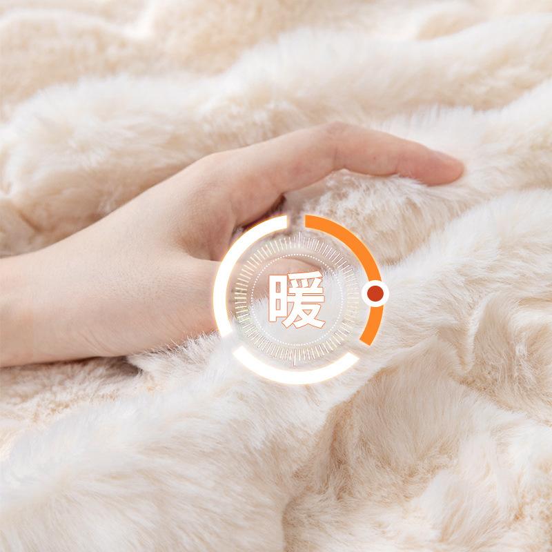 Strictly Selected Fleece Sofa Cushion, Thickened Plush Seat Cushion Fixed Non-Slip Sofa Cover Cloth Towel In Autumn And Winter