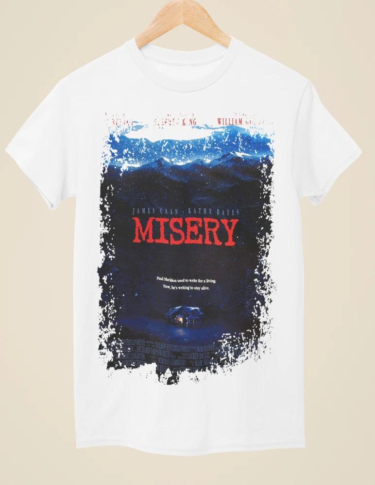 Misery Movie Poster Inspired Unisex White TShirt S