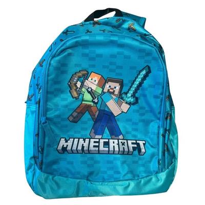 Дитячий рюкзак Minecraft - 38 см - 2 відділення - Водовідштовхувальний поліестер - Оптимальний комфорт