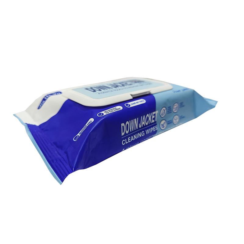 Down jacket cleaning wipes 50 pieces powerful stain remover wipes household stain cleaning tool 50pcs*1