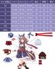 Uma Musume Cosplay Machikane Tanhoiza Cosplay Pampaka Tiltotto Cosplay Uma Musume Cosplay Costume Costume Event Halloween Costume School Festival