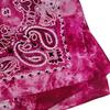 kakatrend bandana paisley 100% cotton tie-dye rose red bandana adult stylish handkerchief cotton bandana unisex do-rag large men red 55cm x 55cm