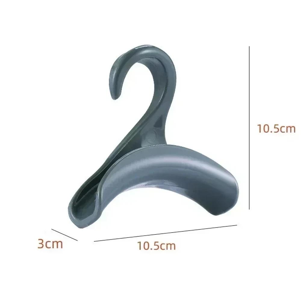 2/4/6pcs Widen Multipurpose Hangers Connection Hook Space Saving Hat Silk Scarf Shawls Handbag Hanging Rack Wardrobe Organizer