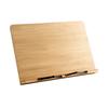 Supports de livres en bois mains libres pour la lecture 6 angles réglables Support de livre avec clip de page pour enfant Étudiant Lecture Dessin