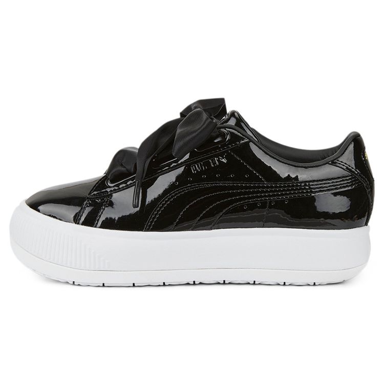 PUMA Suede Mayu Heart Patent Women s Black White 385967-02 EU 38