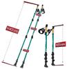 Nordic Walking Poles, Foldable, Adjustable, Telescopic - Green K09