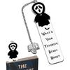 Horror Bookmarks for Women Book Marks for Reading Women Dark Romance Bookmarks Ghostface Bookmark for Women Scary Book Lover Gifts Wicked Merch