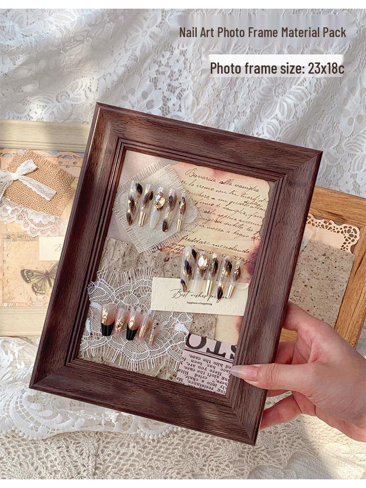 7-Inch DIY Nail Art Display Frame & Journal Stand
