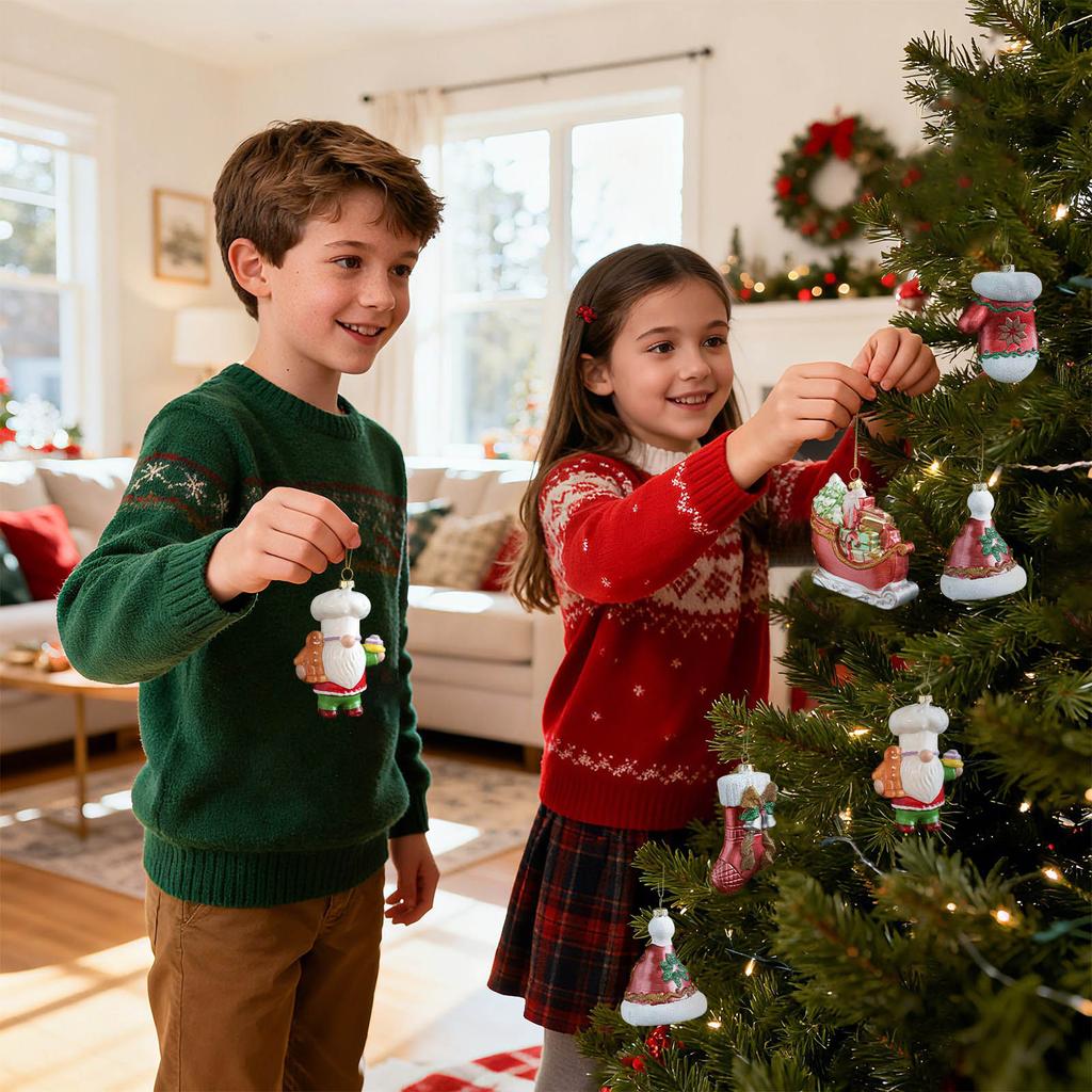 3D Christmas Colorful Gift Christmas Tree Home Living Room Holiday Decoration Props