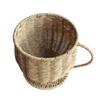 Desk Organizer Woven Basket Imitation Rattan Milk Tea Storage Cup New Coffee Storage Cup  Kitchen