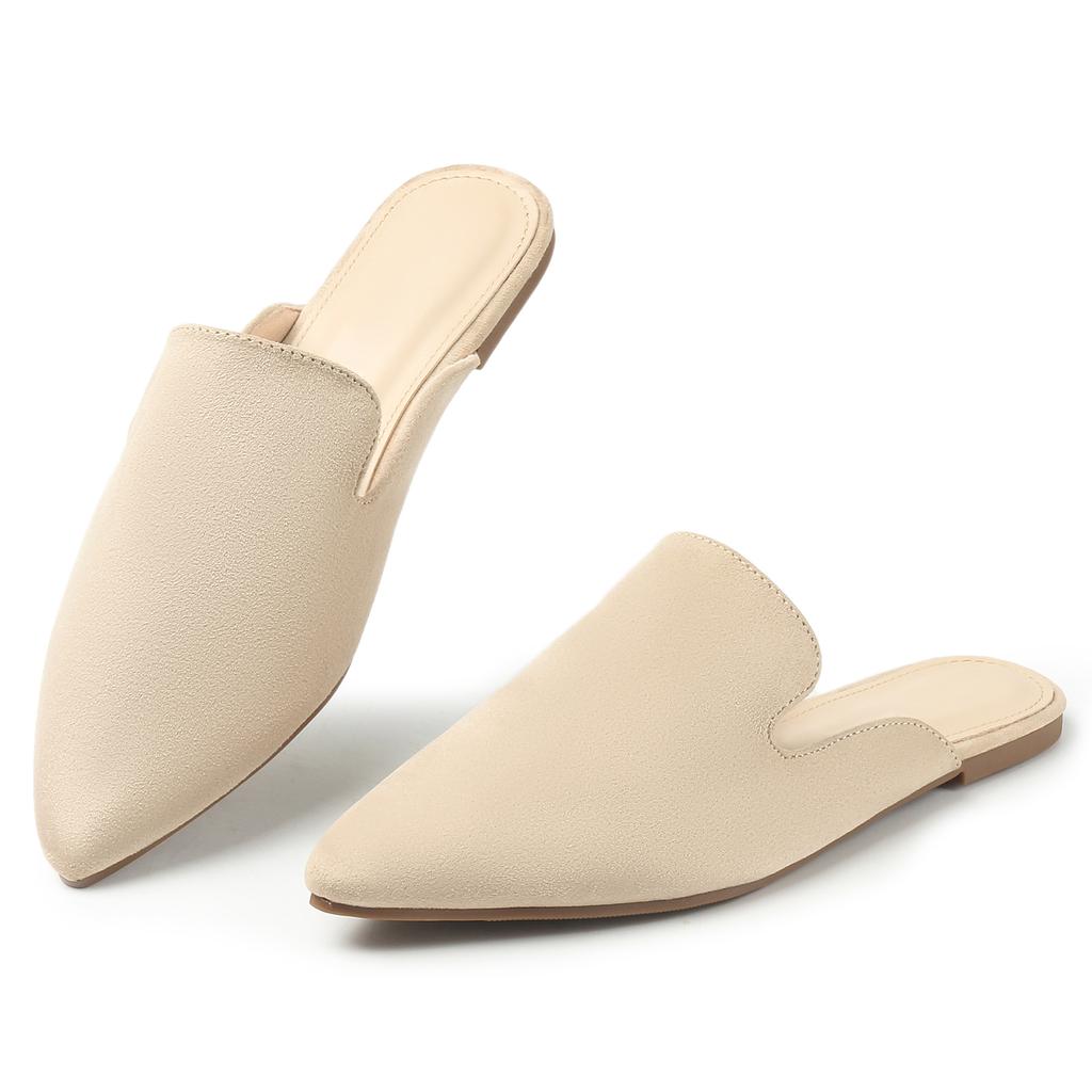 Nya Hösttofflor För Kvinnor Tofflor Damers Vardagliga Och Bekväma Platta Skor Damers Mules Mjuka Läder Tofflor