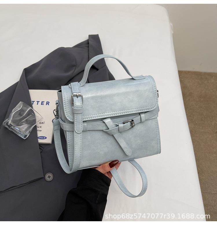 Korean Version Niche Bag Women's Handbag 2025 New High-end Simple Small Square Bag Commuter Casual Shoulder Messenger Bag