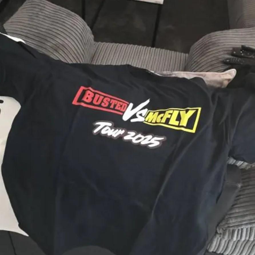 Music Concert Tee Busted vs McFly Tshirt McFLY Tshirt Busted Band Tshirt S-5X L
