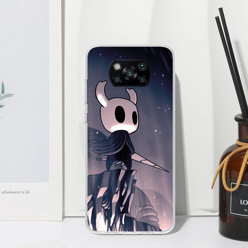 Hollow Knight Cartoon Phone Case For Xiaomi Poco X7 X6 X5 M7 M8 Pro F7 Ultra Redmi 15C 15 13C 13 12C 12 10 10C 10A Art Fundas Po