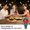 Hand-drawn Stained Glass Light Bulb E26 Base 4W 120V LED Colored Bulb Romantic Lighting for Halloween Party atmosphere  Lamp