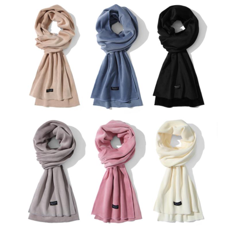 

DIAMOND LAYLA [Reversible] Corduroy&Fleece Cozy Muffler M5 - 6 Colors Sea Pink