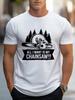 Cotton Blend T-shirt - "All I Want Is My Chainsaw" Graphic Print
