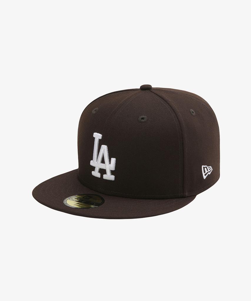 New Era Mlb La Dodgers Basic Fitted Cap Bunt Wood 15131704
