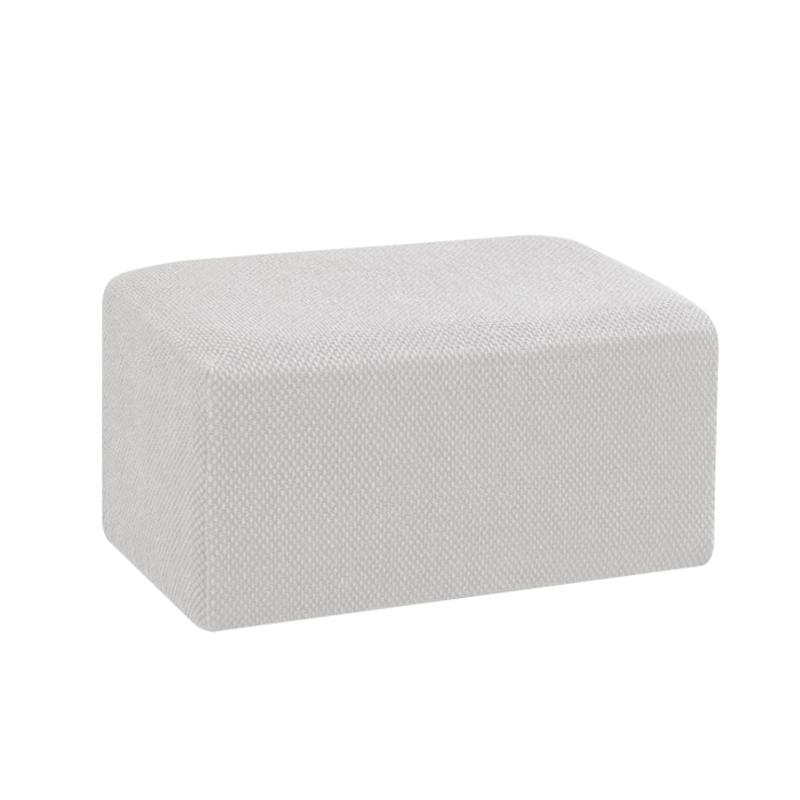 Simple Elastic All-inclusive Sofa Footstool Cover Thickened Chair Covers Ottoman Cover Solid Color Pedal Cover Slipcover