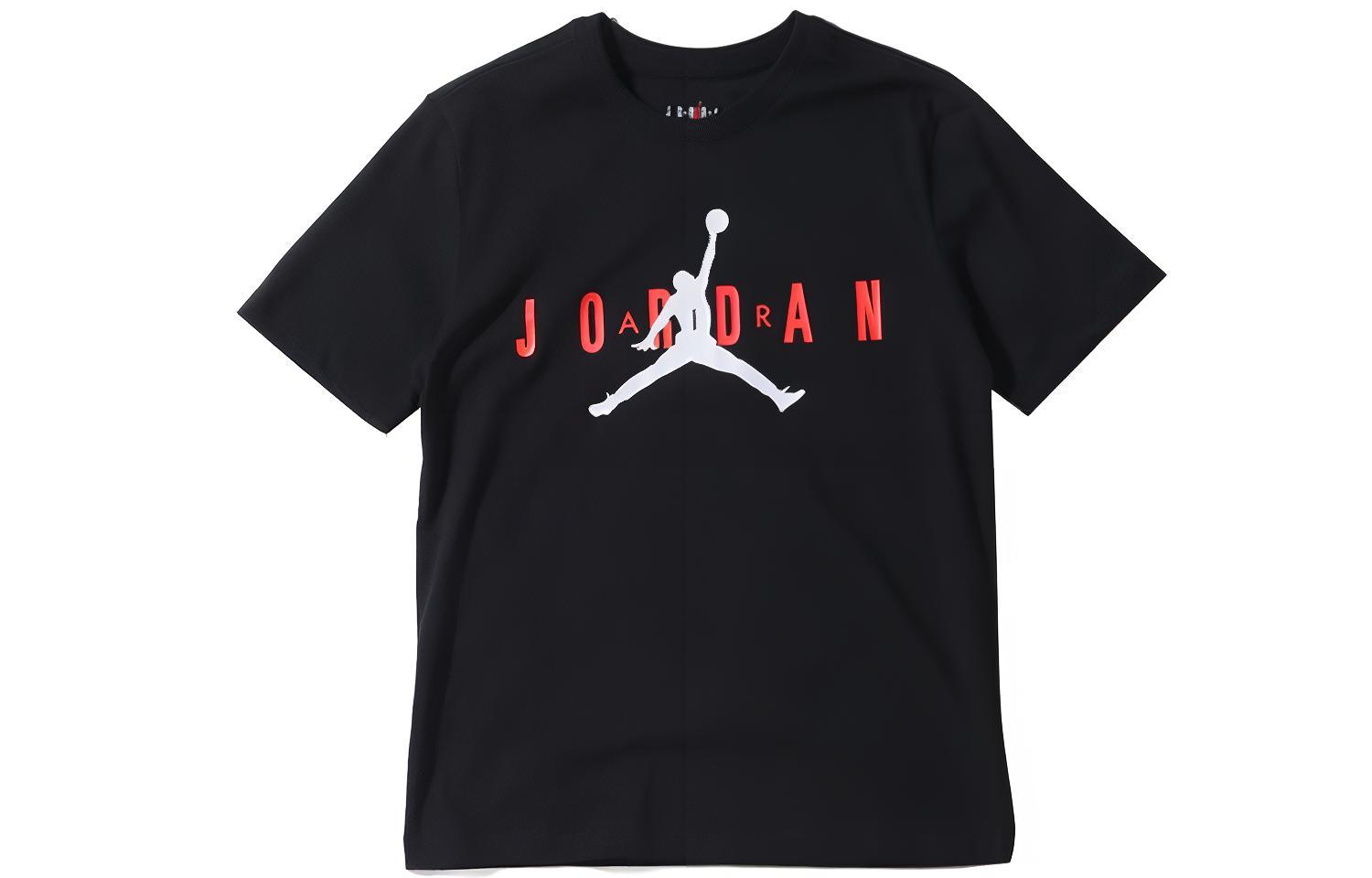 Мужские футболки Jordan с логотипом, круглый вырез, умеренный прямой крой CK4213-010 S