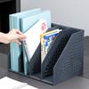 Office Supplies File Box Quadruple File Holder Desktop Data Shelf Storage Thickened File Sorting Shelf
