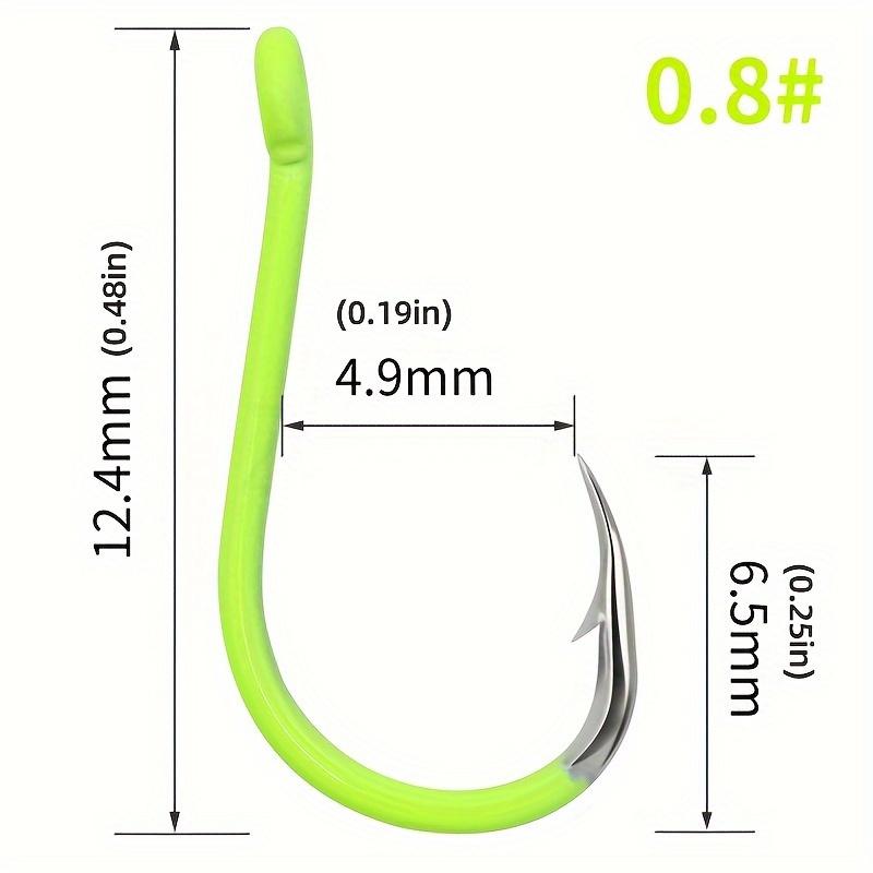 1 pachet cârlig ghimpat cu ochi, cârlige ascuțite, accesoriu de pescuit în aer liber