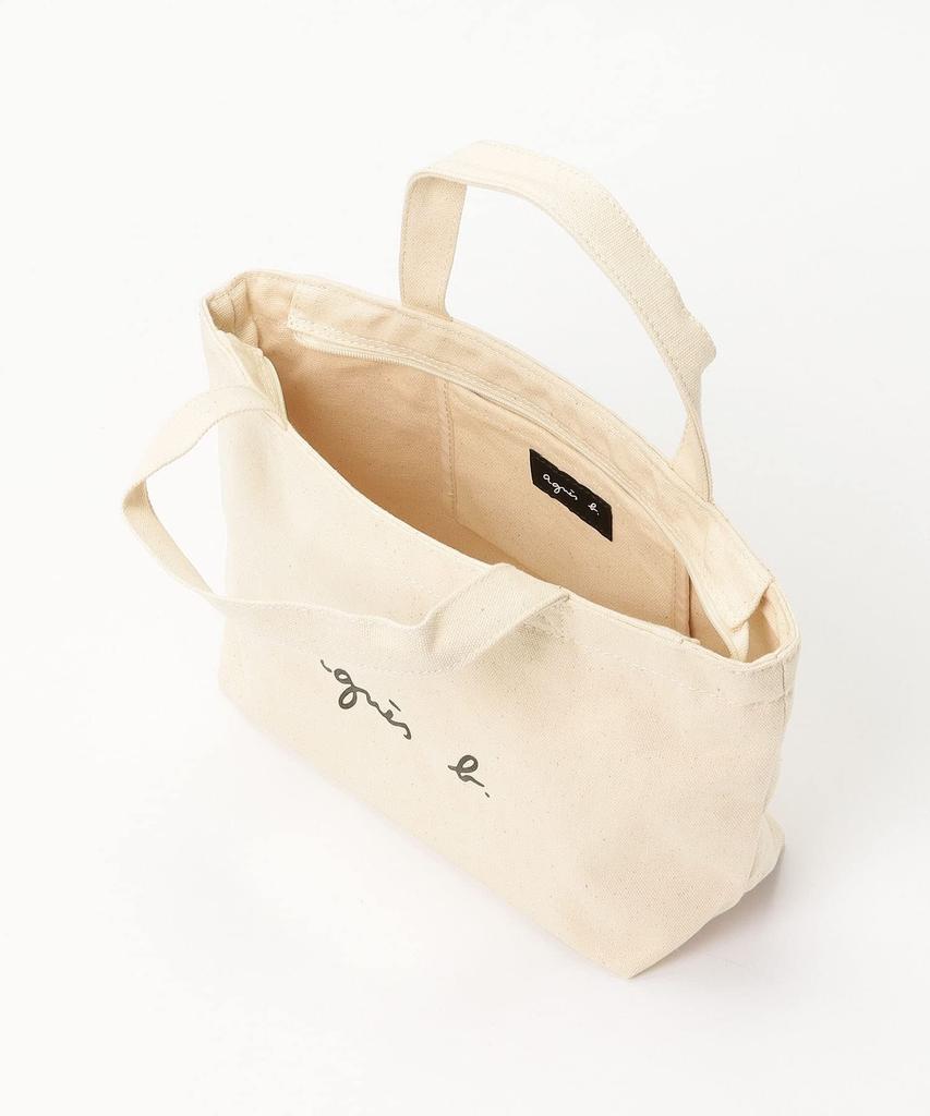 Logo Tote Bag WEB Limited F Ivory [agnes b.] GO03-02 Women's