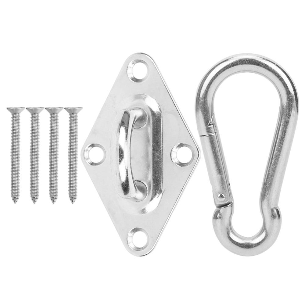 2 Set Stainless Steel Stainless Steel Hanging Buckle M8 Heavy Duty Wall Mount  Outdoor Swing
